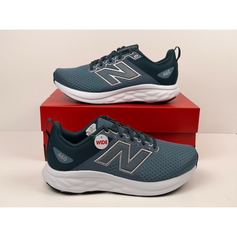 New Balance 460v4 Running Shoes Men's Size 9.5 4E Wide Blue/Green‎ M46064D